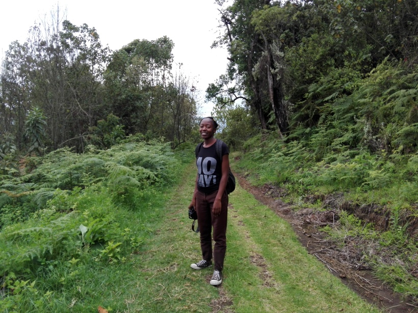 Author in Eburu Forest.